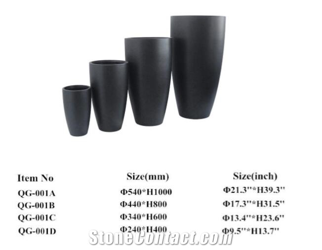 Light Weight Grc Planter Pots Qg-001