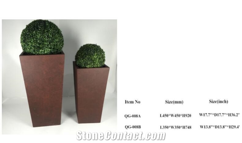 Light Weight Grc Planter Pots Qg-008