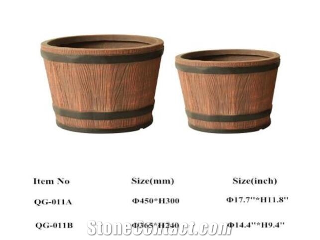 Light Weight Grc Planter Pots Qg-011