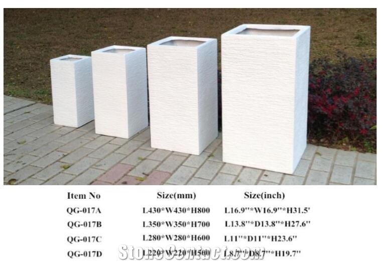 Light Weight Grc Planter Pots Qg-017