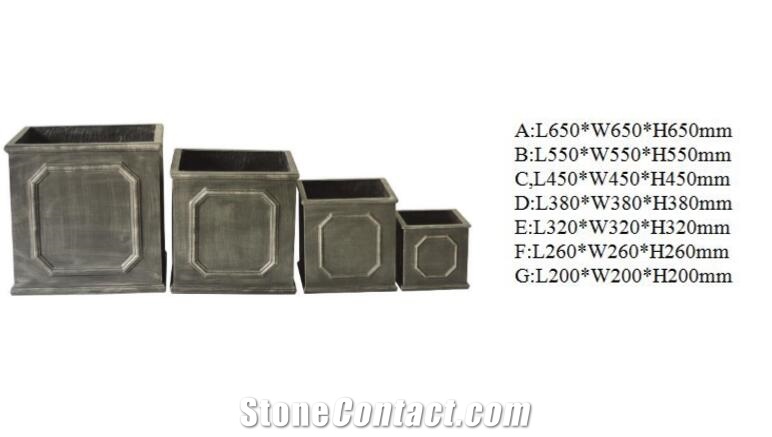 Light Weight Grc Planter Pots Qg-020