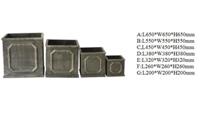 Light Weight Grc Planter Pots Qg-020