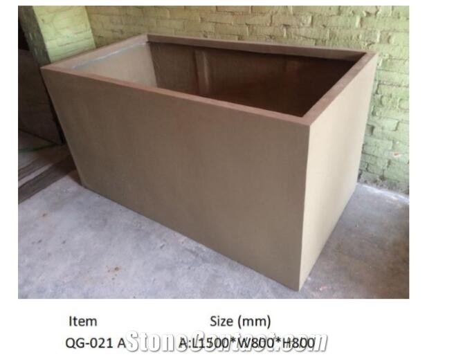 Light Weight Grc Planter Pots Qg-021