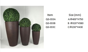 Light Weight Grc Planter Pots Qg-033