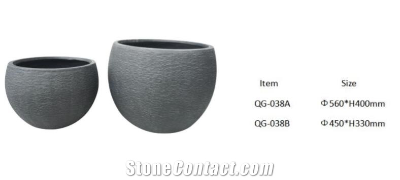 Light Weight Grc Planter Pots Qg-038