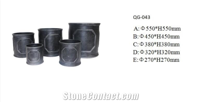 Light Weight Grc Planter Pots Qg-043