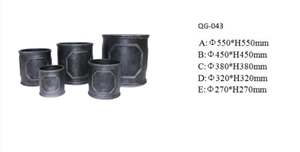 Light Weight Grc Planter Pots Qg-043