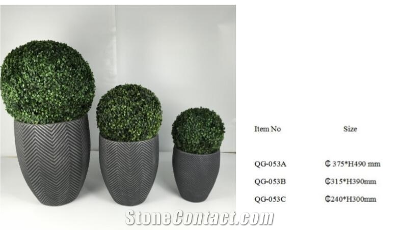 Light Weight Grc Planter Pots Qg-053