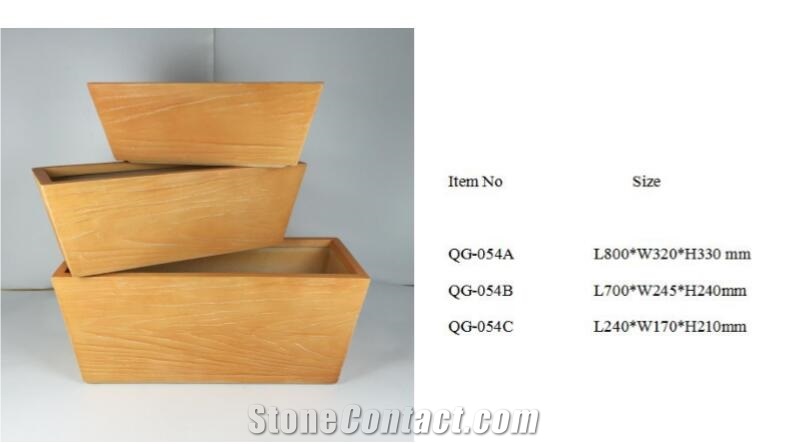 Light Weight Grc Planter Pots Qg-054