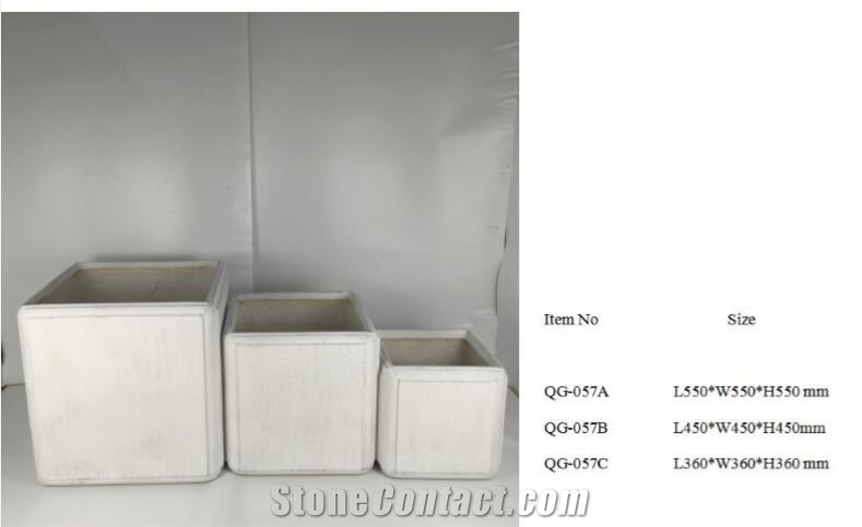 Light Weight Grc Planter Pots Qg-057
