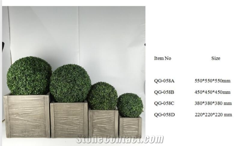 Light Weight Grc Planter Pots Qg-058