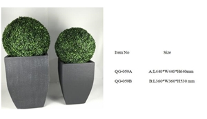 Light Weight Grc Planter Pots Qg-059