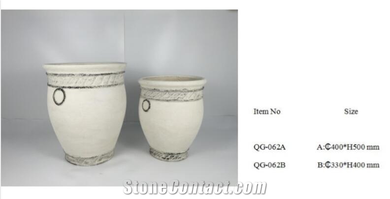 Light Weight Grc Planter Pots Qg-062