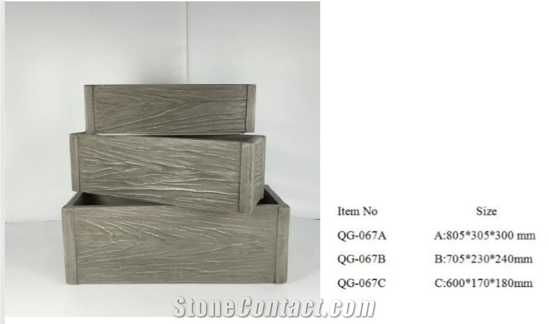 Light Weight Grc Planter Pots Qg-067