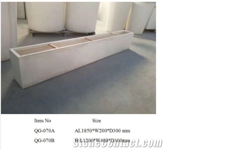 Light Weight Grc Planter Pots Qg-070