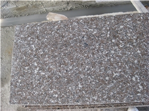 Zhangpu Red Granite G648 Polished Half Slabs Zhangpu Red Granite G648 Polished Half Slabs