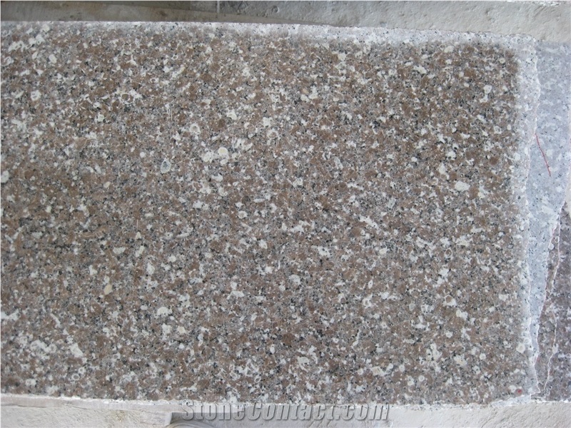 Zhangpu Red Granite G648 Polished Half Slabs