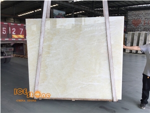 Cream Onyx/Semi White Color/Backlit/Polish Slab