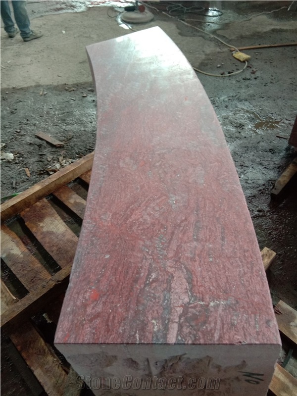 Red Porphyry Flower-Bed