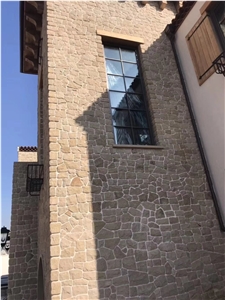 Yellow Sandstone Irregular Shpae Wall Cladding
