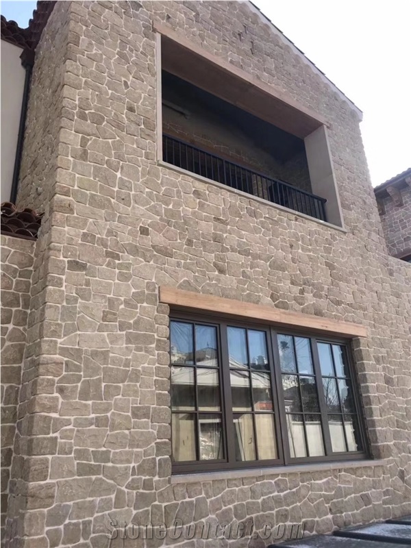Yellow Sandstone Irregular Shpae Wall Cladding