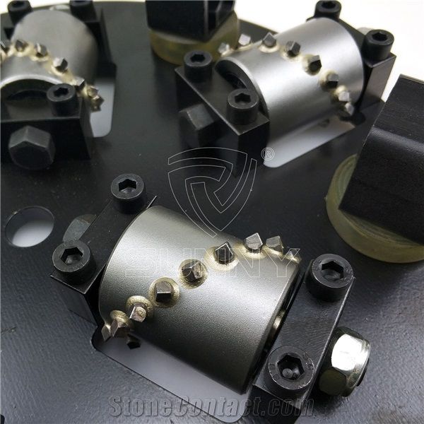 Stone Surface Rotary Bush Hammer Roller