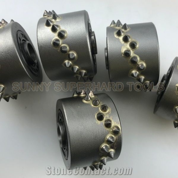 Stone Surface Rotary Bush Hammer Roller