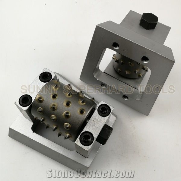 Stone Surface Rotary Bush Hammer Roller
