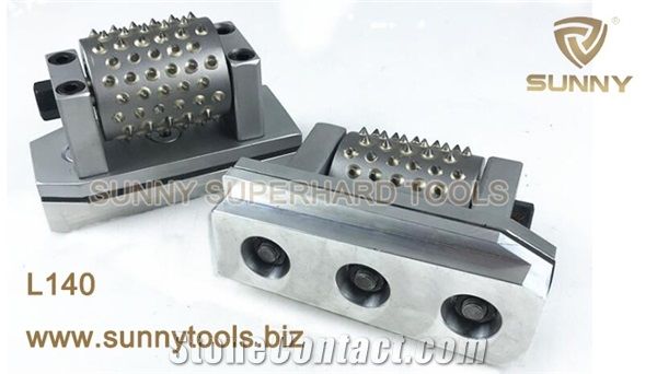 Stone Surface Rotary Bush Hammer Roller