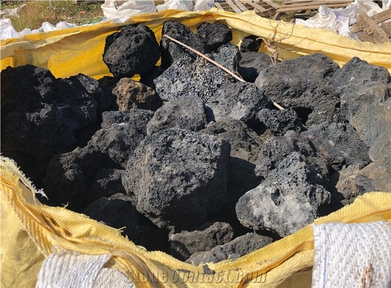 Pumice Stone, Indonesia Black Lava Rock