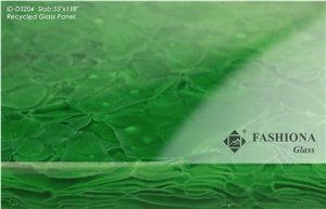 Translucent 100% Recycled Glass Panel