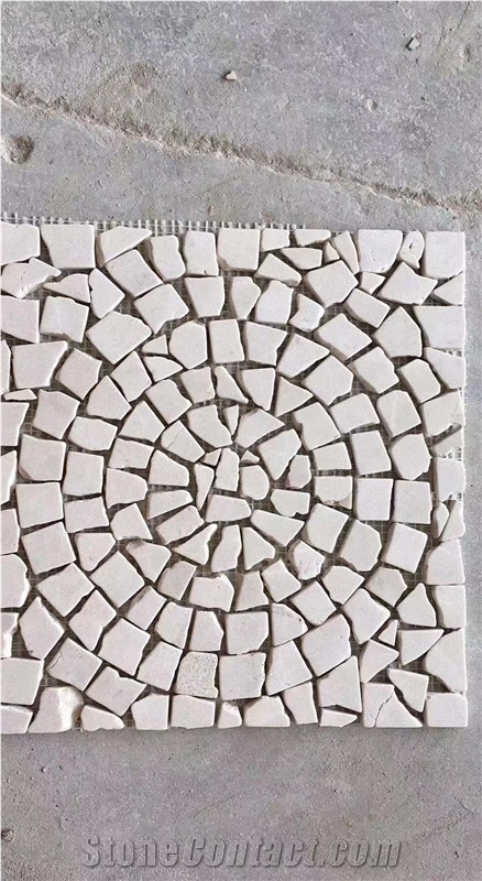 European Style Irregular Tumble Marble Mosaic