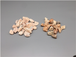 Pink Quartz Gravel , Crushed Gravel ,Stone Chips