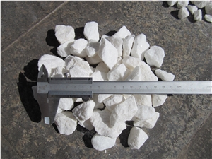 Stone Aggreates ,White Marble Stone Chips, Gravel