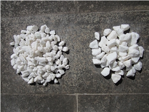 White Stone Chip, Crushed Stone, Stone Rock