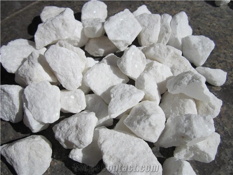White Stone Chip, Crushed Stone, Stone Rock