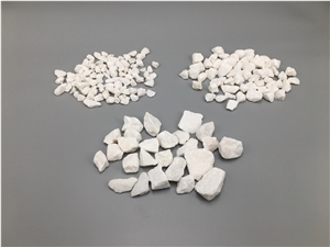 White Stone Chips , Crushed Stone ,White Gravel