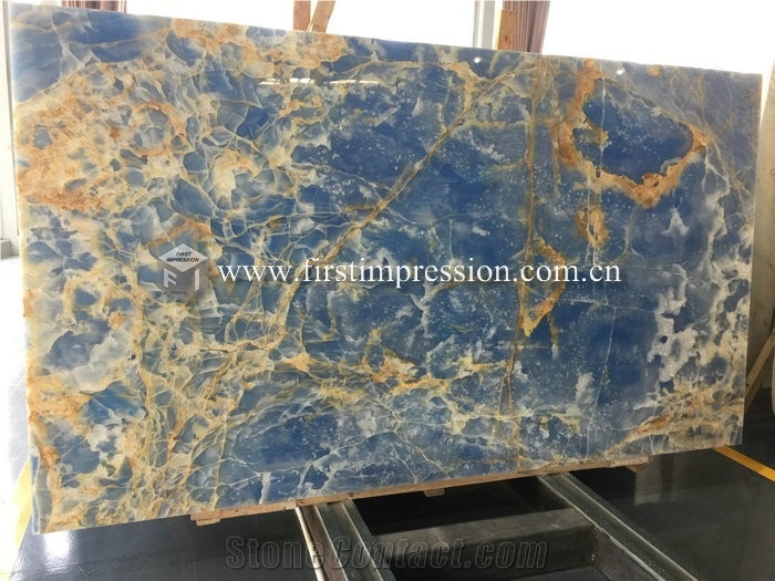 Cheap Pakistan Blue Onyx Stone Slabs,Tiles