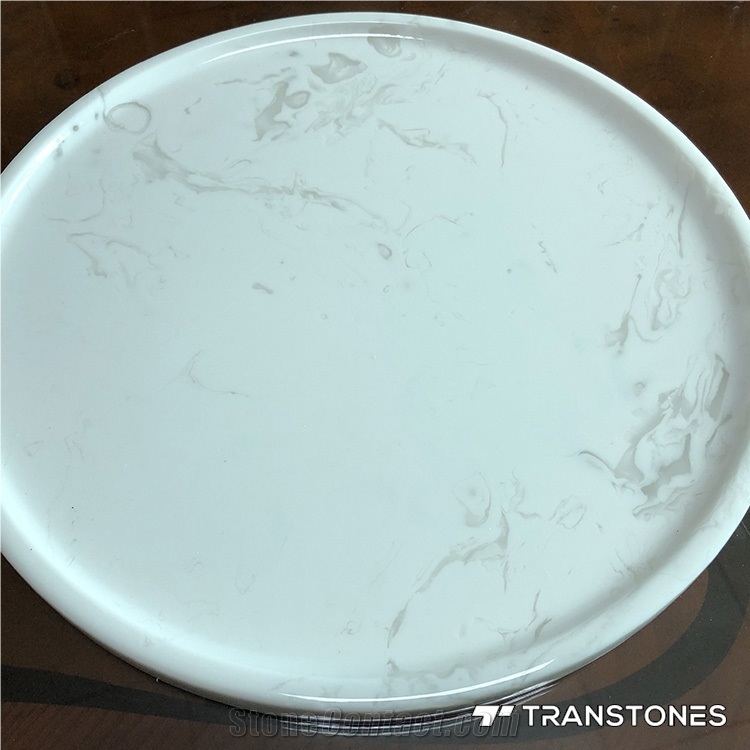 Faux Alabaster Tea Tray