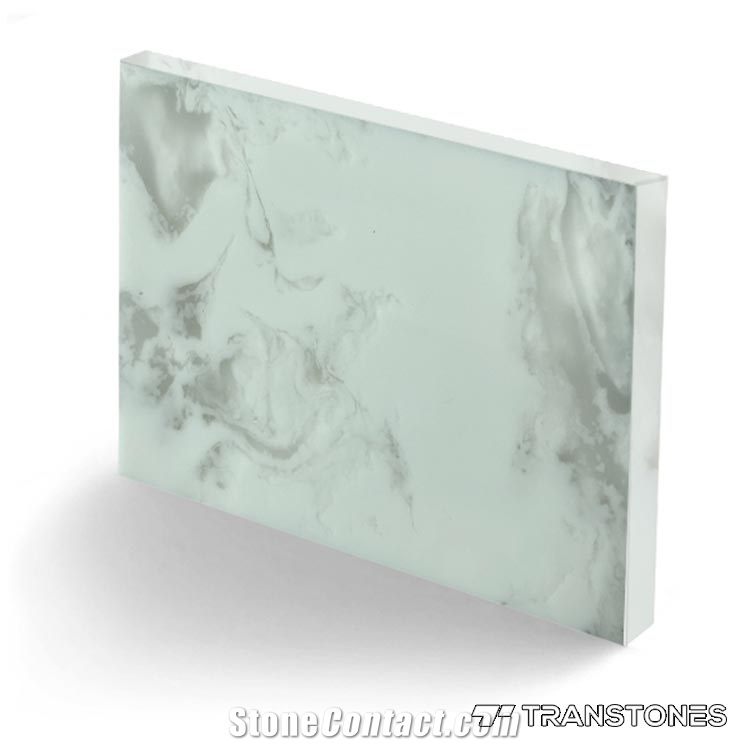 Faux Alabaster Tea Tray