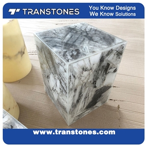 Hot Sale Translucent Alabaster Lighting Box