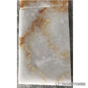 Hot Sale Translucent Polished Artificial Onyx