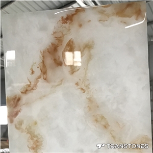 Translucent Both Sides Polished Stone Wall Panel