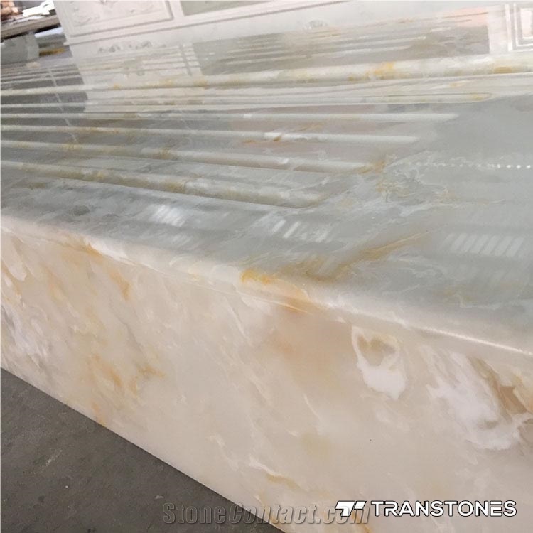 Translucent Faux Stone Wall Panels for Decors