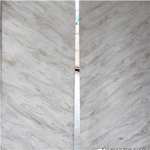 Translucent Polished Book-Match Faux Onyx Stone