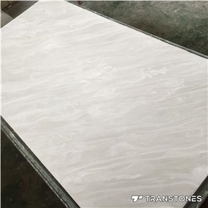 Translucent Polished Book-Match Faux Onyx Stone