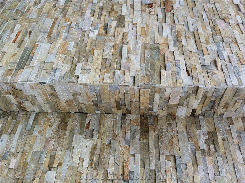 Slate Culture Stone Strips Wall Panel Cladding