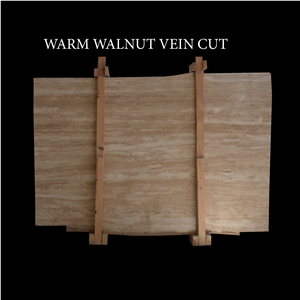 Noce, Warm Walnut Vein Cut Travertine Slabs