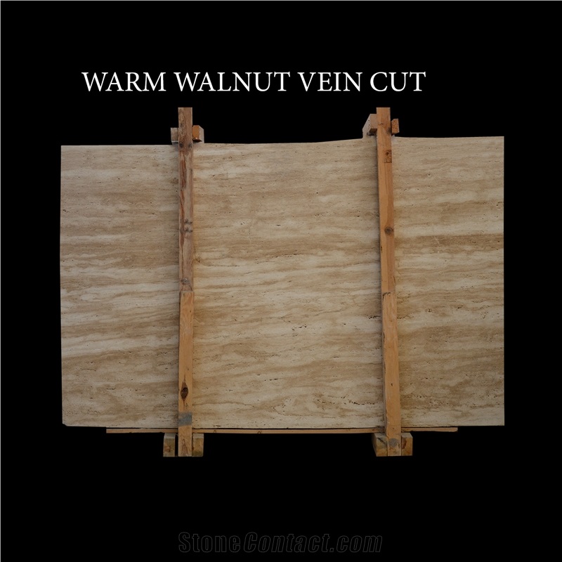 Noce, Warm Walnut Vein Cut Travertine Slabs