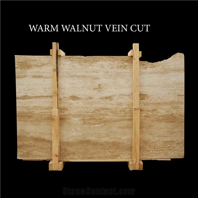 Noce, Warm Walnut Vein Cut Travertine Slabs